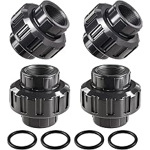 PVC Threaded Coupling 1 Inch SCH80 Female NPT, 4 Pack