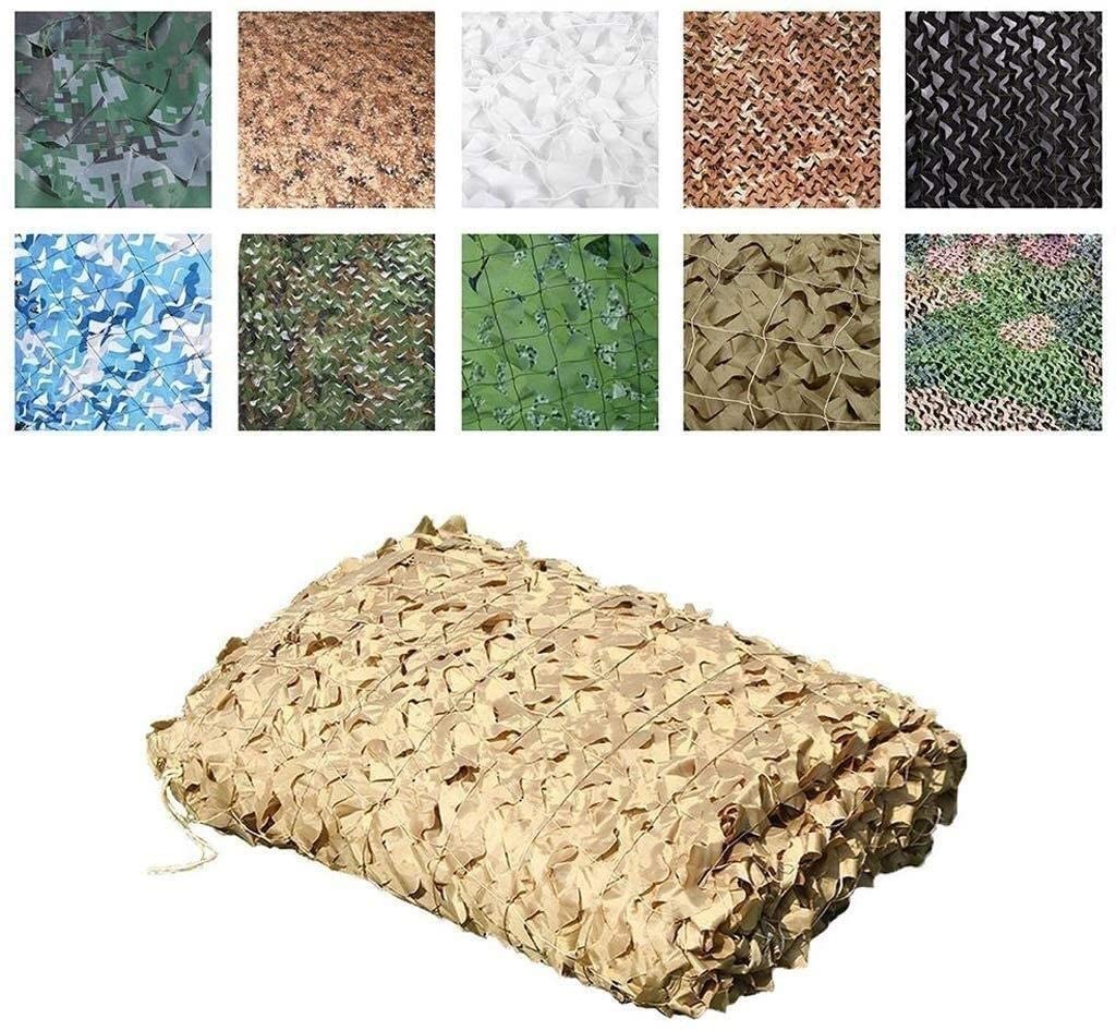 Oudini 2*20M Camouflage Net, Oxfabric Camo Netting, Sunshade Mesh For Camping Shooting Hunting Blinds Garden/2 * 20M