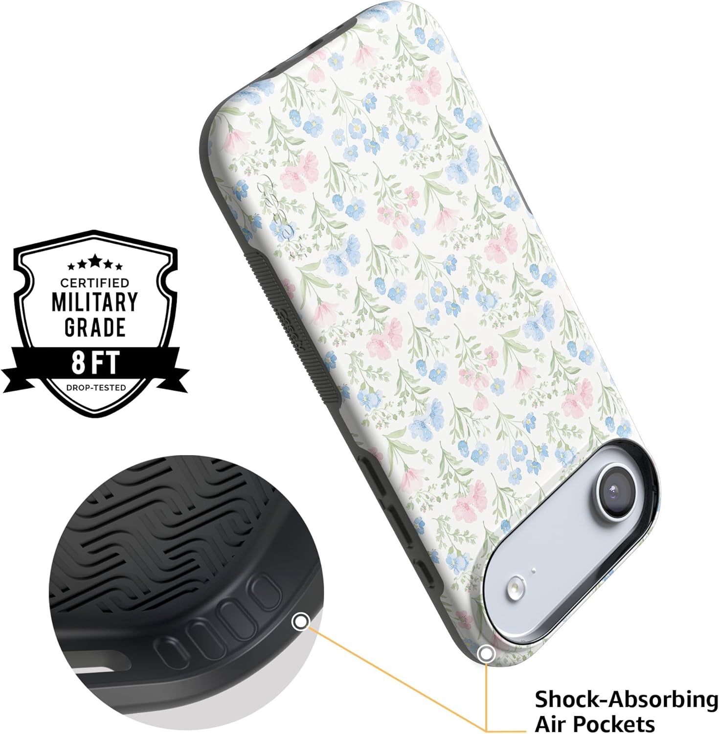 Casely iPhone 17 Air Case | Pastel Garden | Sunday Best | Bold Protective Design | Compatible with MagSafe