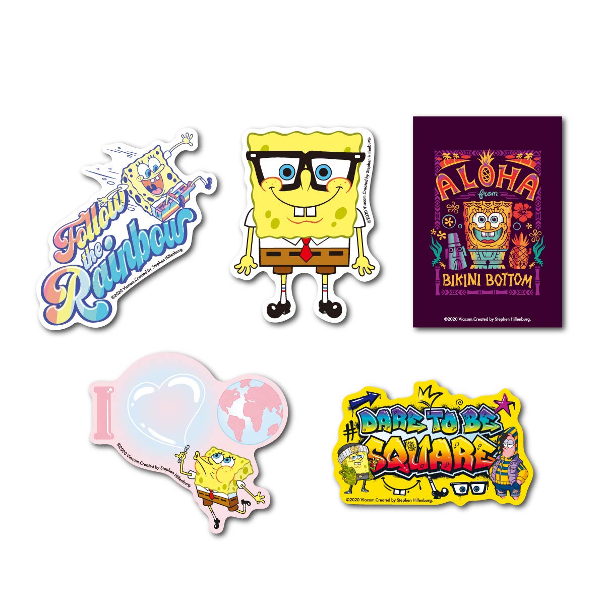 Amazon | 【通販限定デザイン全5種セット】 スポンジ・ボブ