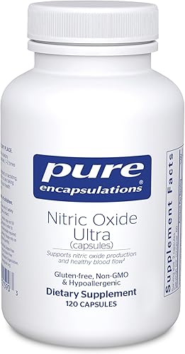 Pure Encapsulations Nitric Oxide Ultra (Cápsulas) - Suplemento apoya la producción de óxido nítrico, flujo sanguíneo saludable y salud vascular -