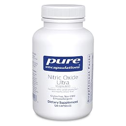 Pure Encapsulations Nitric Oxide Ultra (Capsules) - Supplement Supports Nitric Oxide Production, Healthy Blood Flow & Vascular Health* - with L-Citrulline & CranLoad Cranberry Extract - 120 Capsules