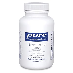 Pure Encapsulations Nitric Oxide Ultra Capsules - Supplement Supports Nitric Oxide Production Healthy Blood Flow Vascular Health -