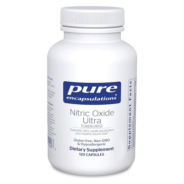 Pure Encapsulations Nitric Oxide Ultra Capsules - Supplement Supports Nitric Oxide Production Healthy Blood Flow Vascular Health -