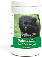 Vista 9 de Healthy Breeds Golden Retriever - Aceite de salmón masticable suave, 90