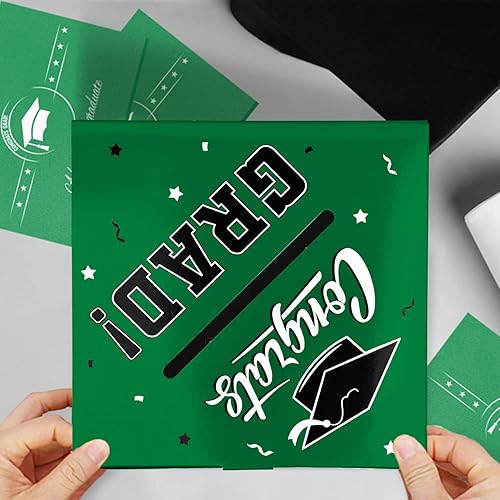 Miniatura 68 de Gatherfun Decoraciones de graduación 2025, caja de tarjeta de graduación para regalo de graduación, regalos de fiesta de graduación, suministros