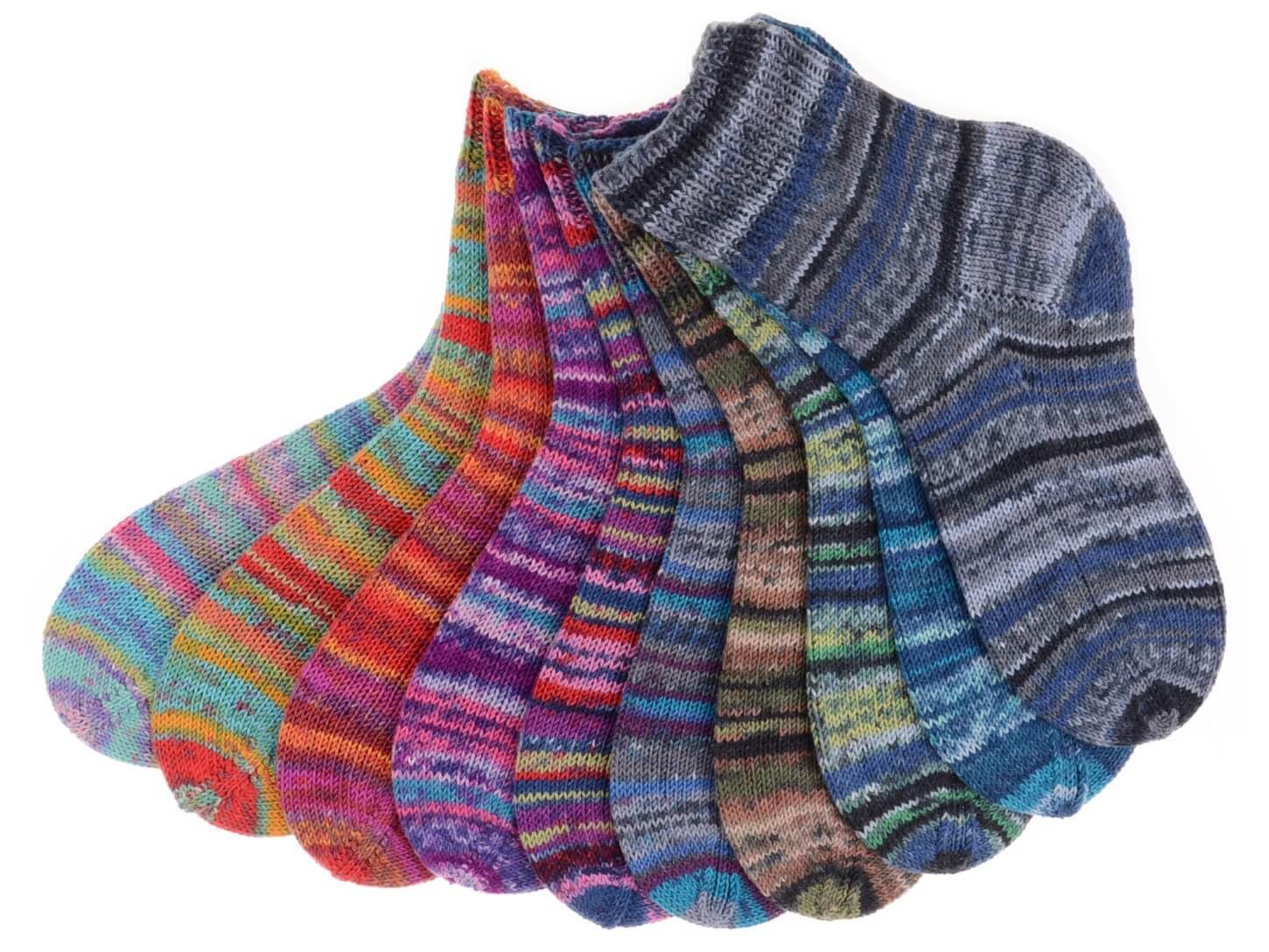 Sockenwolle VeganSocks – 1000 g (10x100g), Veganes Sockengarn ohne Wolle, geeignet für Allergiker, Strapazierfähig, Maschinenwaschbar, Made in EU, Ideal für Socken und Strickprojekt (VEGAN)