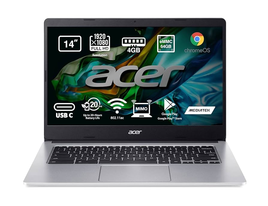 Acer Chromebook 314 CB314-2H Computador portátil HD de 14