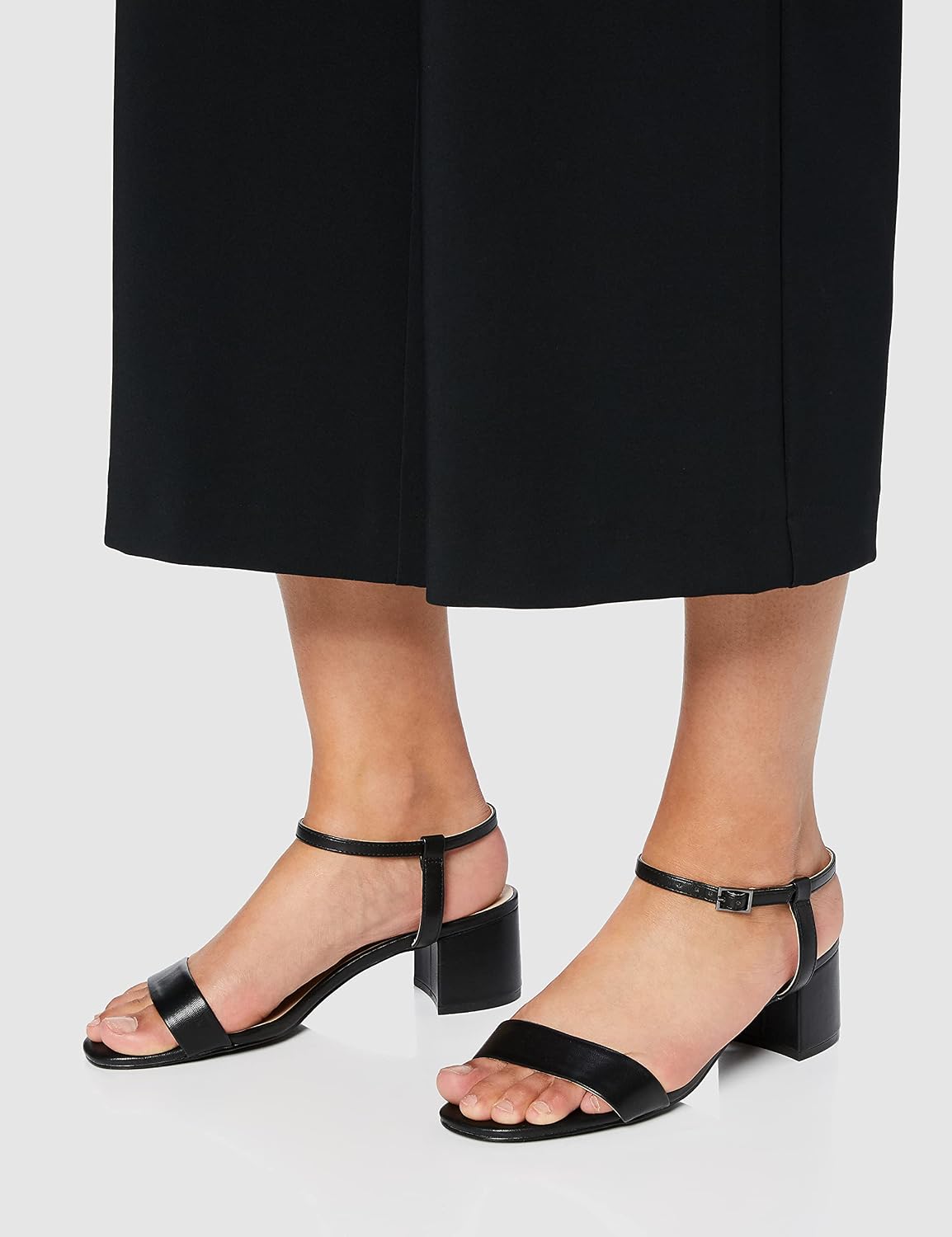 find. Women's Block Heel Mule Open-Toe Sandals with Strap Heeled