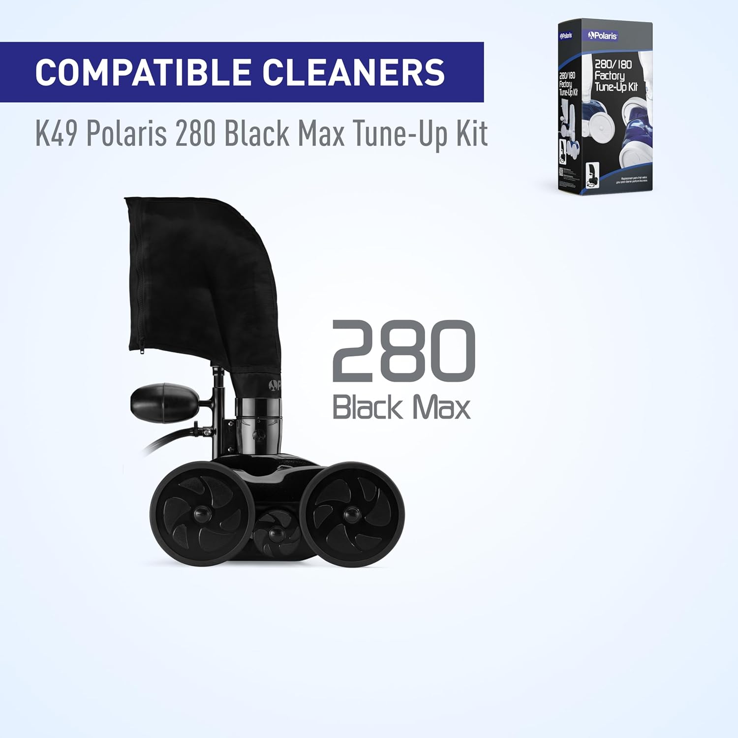 Polaris Genuine Parts 280 Black Max Factory Tune Up Kit, K49 | Compatable with Polaris Model 280 BlackMax
