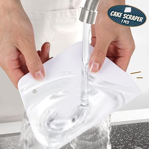 Miniatura 8 de Teenitor Set de distribuidores y raspadadores para pasteles 7unidades Para el glaseado