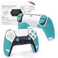 Vista 1 de HOTLINEGAMES HyperFit Anti-Skid Controller Grip Tape Compatible with PS5 Controller Textured Soft Skin Kit Compatible with PlayStation 5