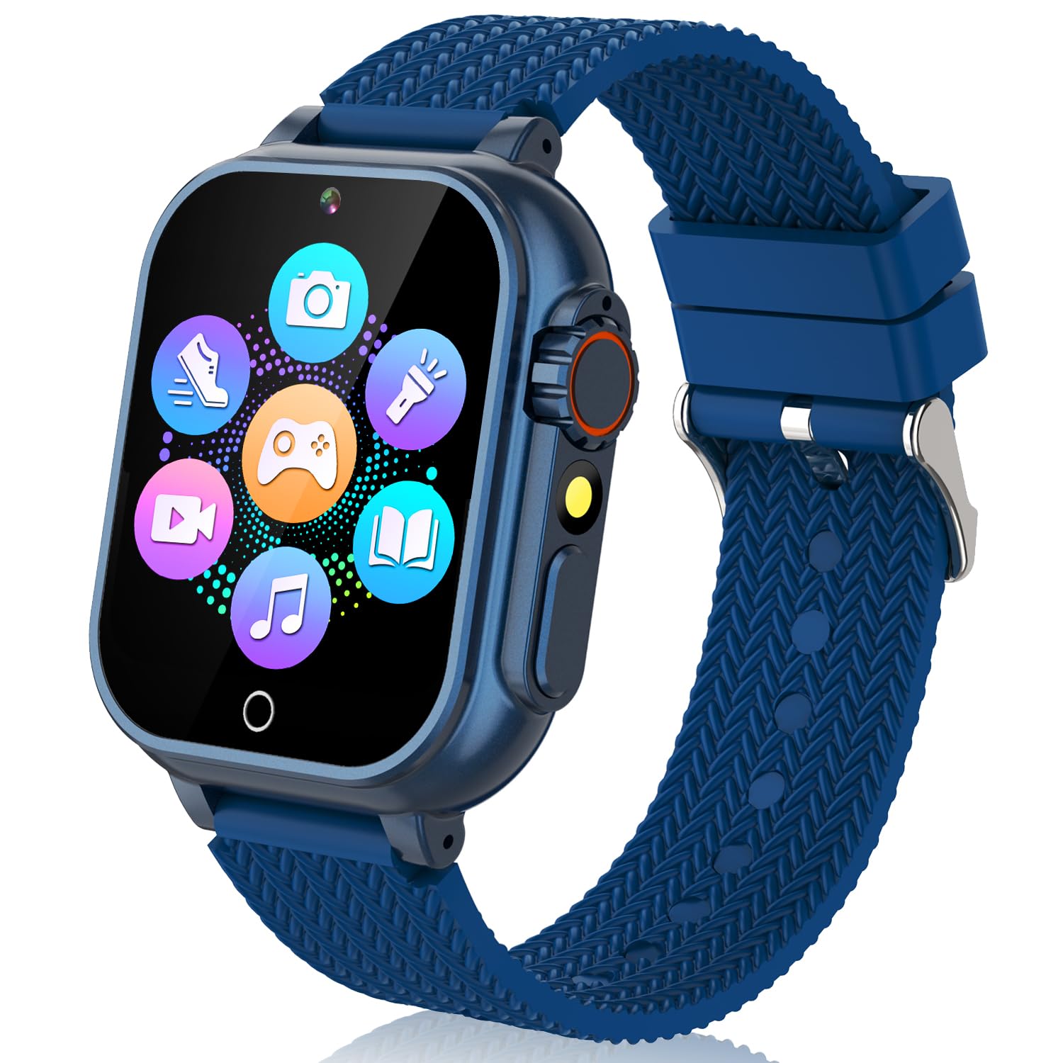 Smart Watch for Kids with 32 Games Audiobook, Learning Cards, Alarm Clock, Calendaring, Camera Music Player Video & Audio Recording, Touchscreen Kids Watches Gift Toys for 3-12 Years Old Boys