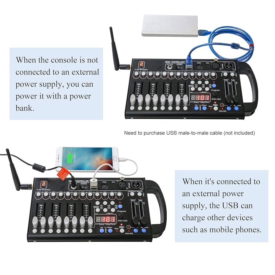 Amazon.com: Wireless Dmx Controller 192 Channel Dmx Light