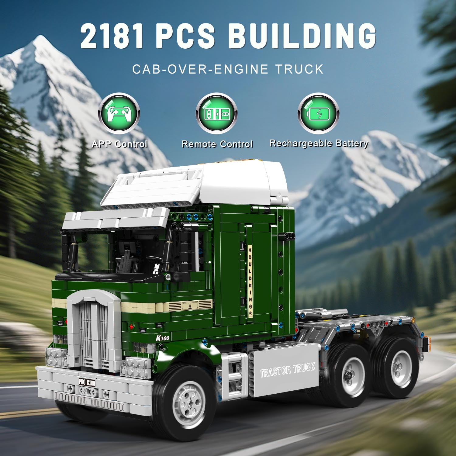 Mould King 13202 Technology Truck Building Blocks with Motor - Image 2