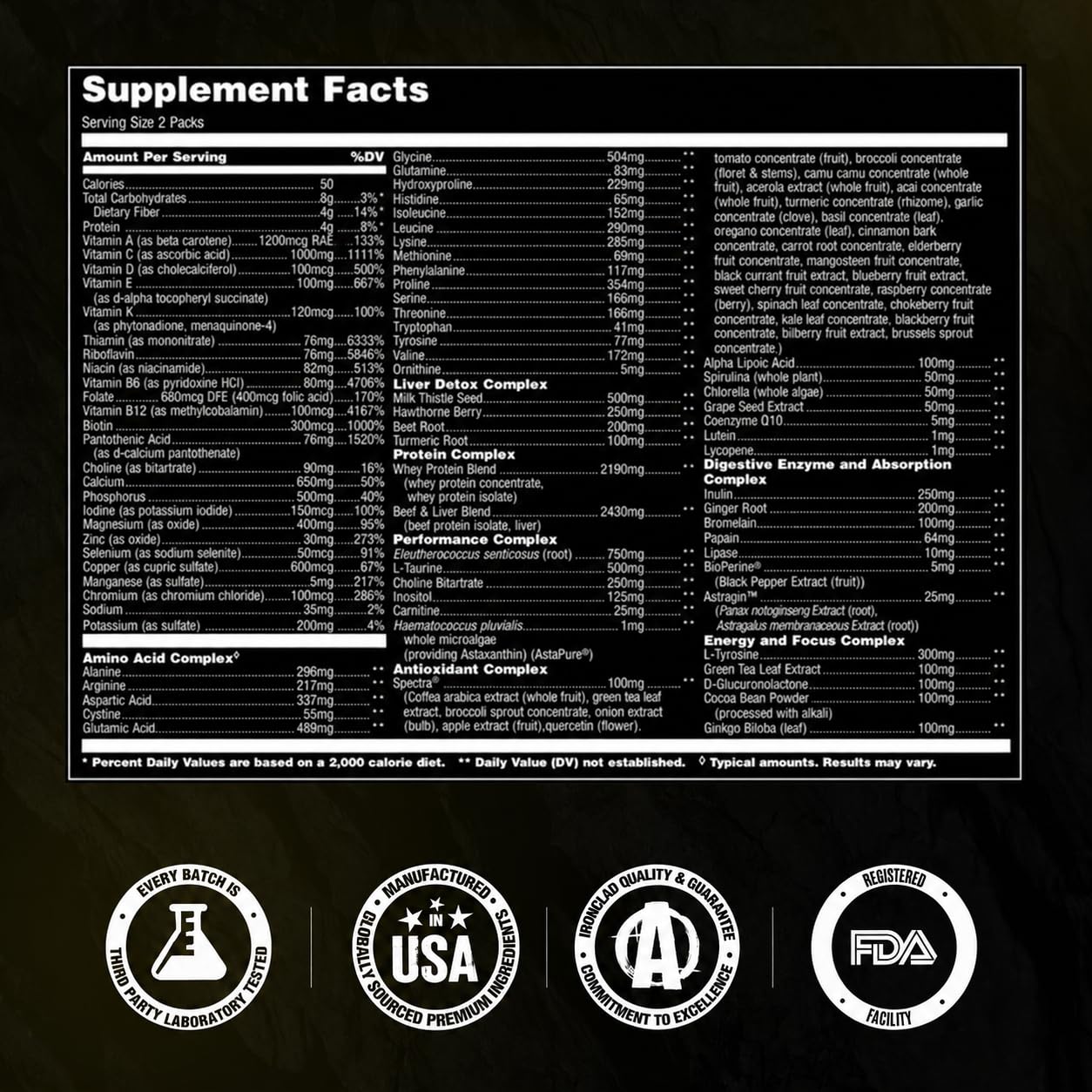 Animal Pak Multivitamin Supplement for Men & Women | 30 All-in-1 Pill Packs — Amazon image 7