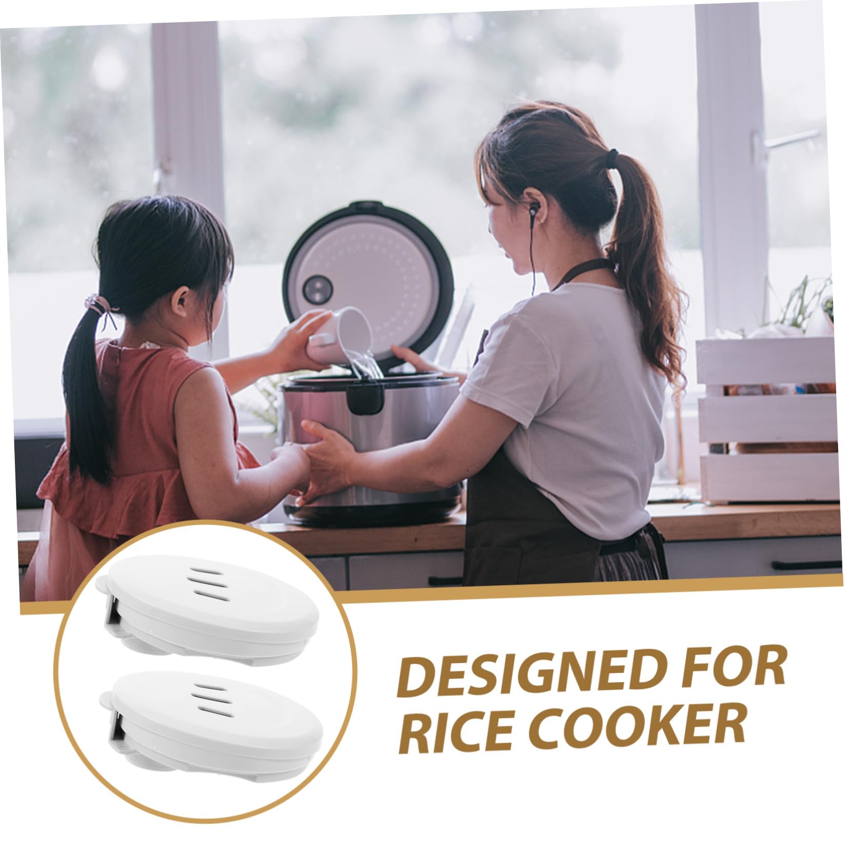GRIRIW 2pcs Outlet valve pressure cooker exhaust valve rice cooker valve for rice cooker rice cooker valve for replacement plastic rice cooker valve valve Original