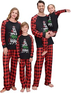 Family Christmas Pjs Matching Sets Christmas Pajamas for Family Christmas Elf Pjs Holiday Xmas Jammies Set