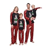 Family Christmas Pjs Matching Sets Christmas Pajamas for Family Christmas Elf Pjs Holiday Xmas Jammies Set