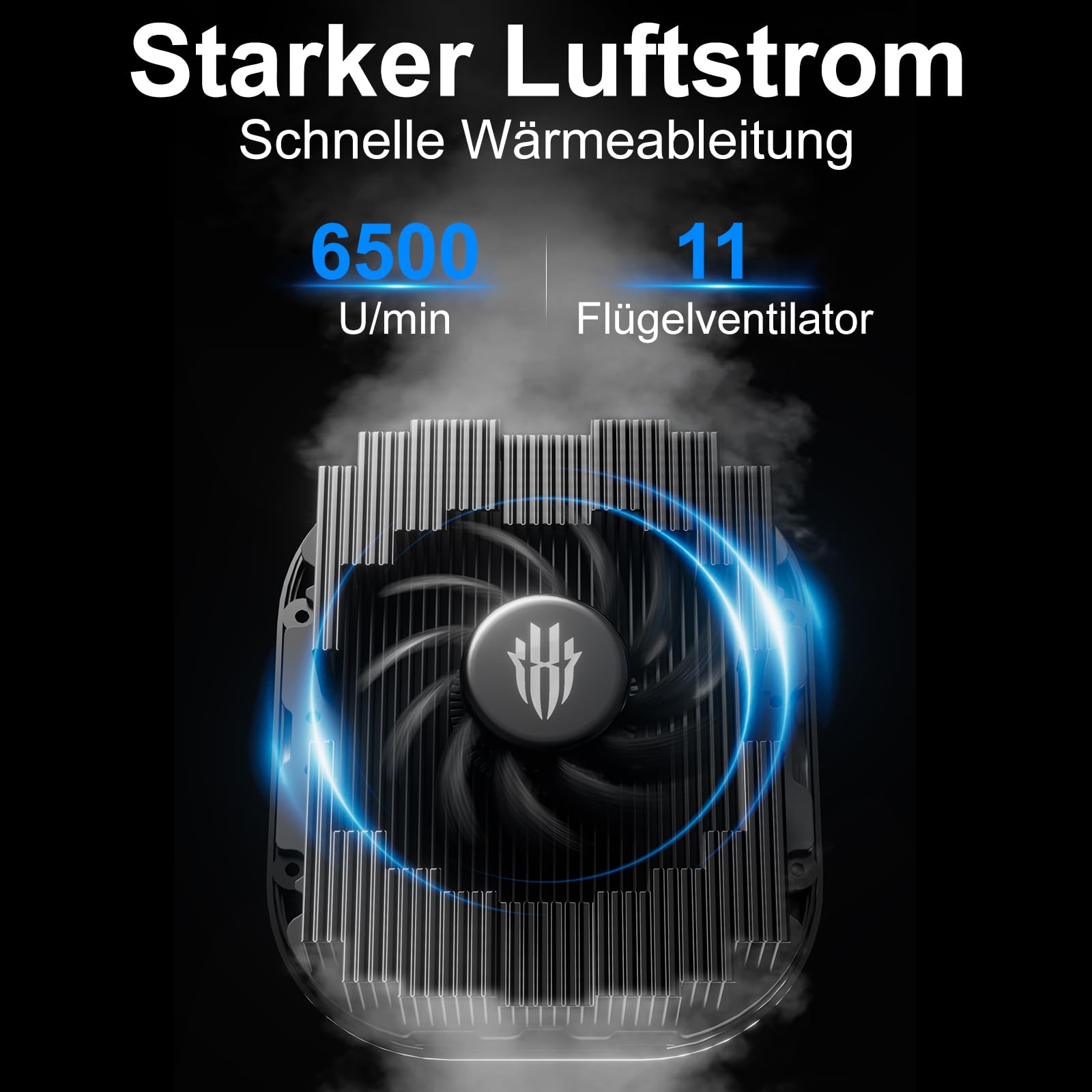 Nubia REDMAGIC 8 Pro Handy Kühler 36W Magnetischer & Clip Kühlventilator für iPhone Android iPad