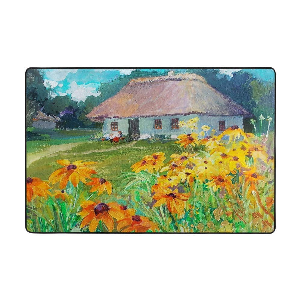 Grand tapis de sol super doux en velours corail pour salon