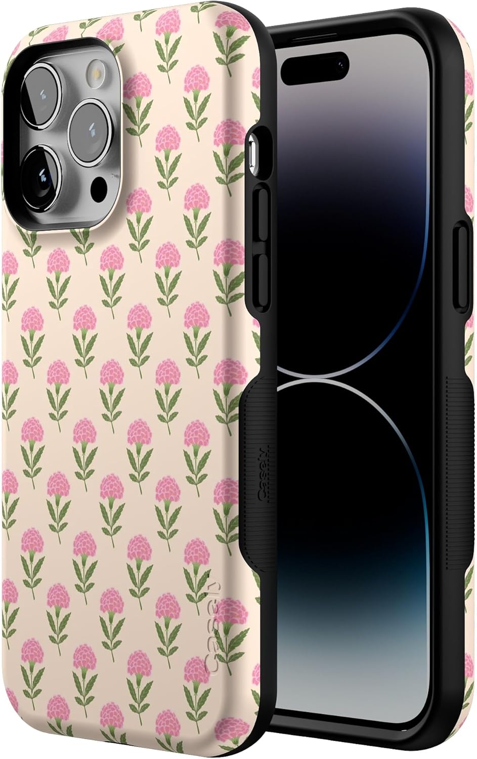 Casely iPhone 14 Pro Max Case | Jenna's Flowers | Fun on Weekdays | Bold Protective Design | Compatible with MagSafe