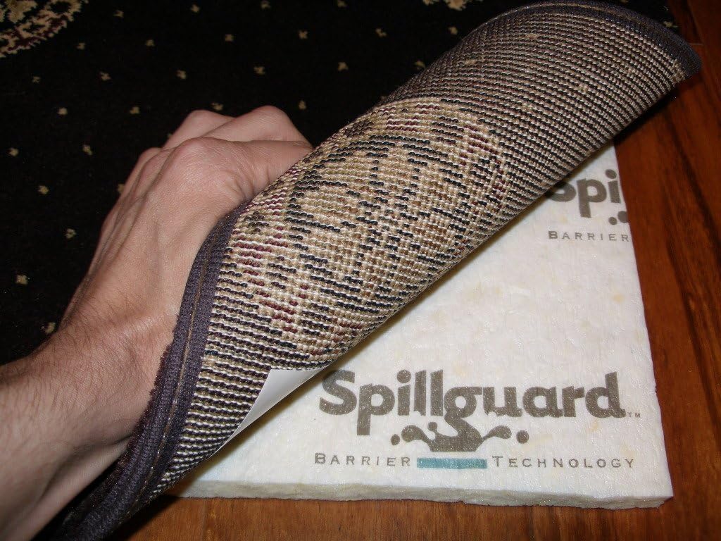 Spillguard Barrier Rug Pad | Visco- Elastic Memory Foam | 2' x 8' | 1/2" Thick
