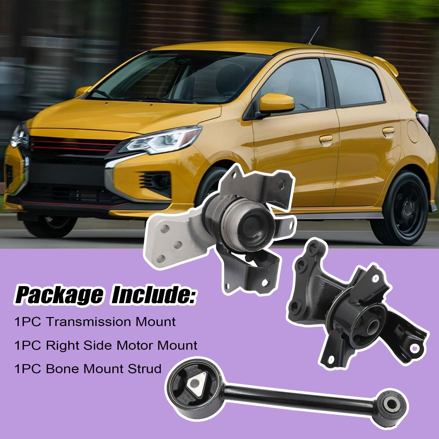 Amazon.com: XQSMWF 3 Pcs Engine Motor Mount and Transmission