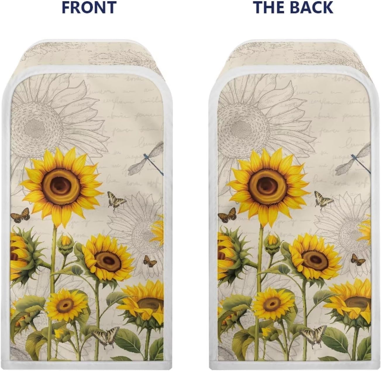 Sunflower Electric Can Opener Covers Kitchen Appliance Cover Beige Can Opener Dust Cover Home Kitchen Decorative Electric Can Opener Dust Cover