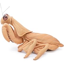 Dead Leaf Mantis Plush Toy, 12inch Super Soft Realistic Praying Mantis Stuffed Animal Toys Cute and Funny Simulation Party Home Decorations Children's Birthday Christmas Halloween Insect Gifts