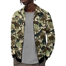 Hawapod Casual Jacket For Men Fashion Lightweight Comfort Stand Collar Jacket Soft Vacation Full Zip Sweatshirt Jacket