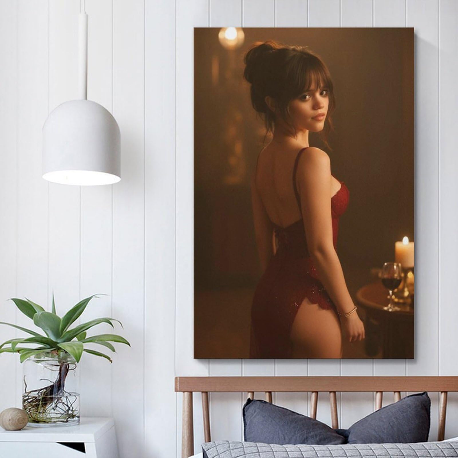 Jenna Ortega - Poster décoratif tendance (12) - Décoration d'intérieur - Décoration murale à suspendre - Pour chambre à coucher - 50 x 75 cm