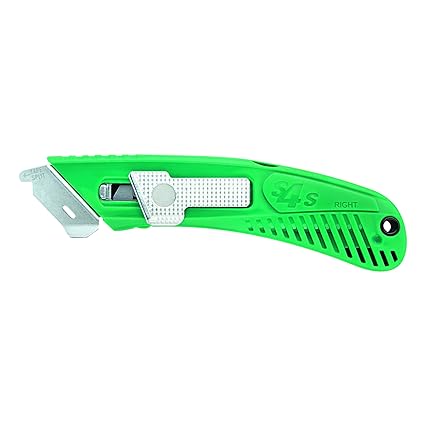 Ship Now Supply SNKN103 S4SR Spring-Back Safety Cutter, Right Handed, Green (Pack of 12)