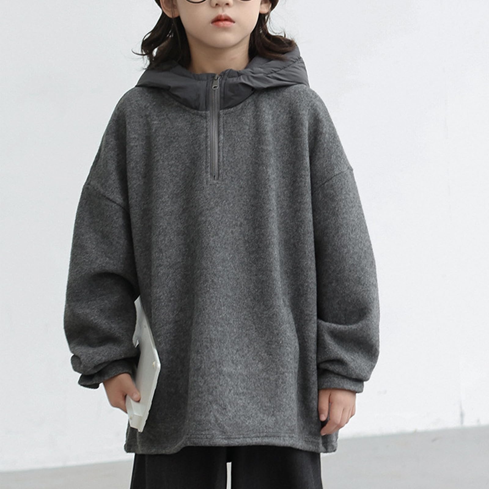 Felpa Bambino Cartoon con Stampa Auto, Felpa Junior Calda Foderata, Sweatshirt Manica Lunga Cotone Morbido, Maglia Felpata Casual Sportiva, Abbigliamento Autunno Inverno