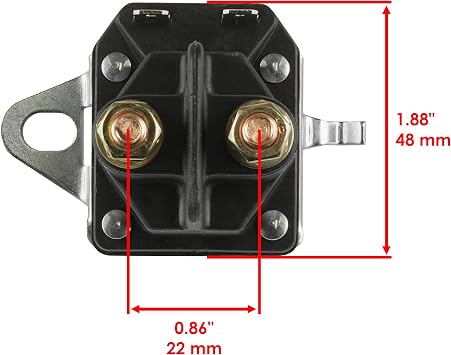 Caltric Starter and Solenoid Compatible with Husqvarna YTH2242 YTH2348 YTH22V42 YTH22V46