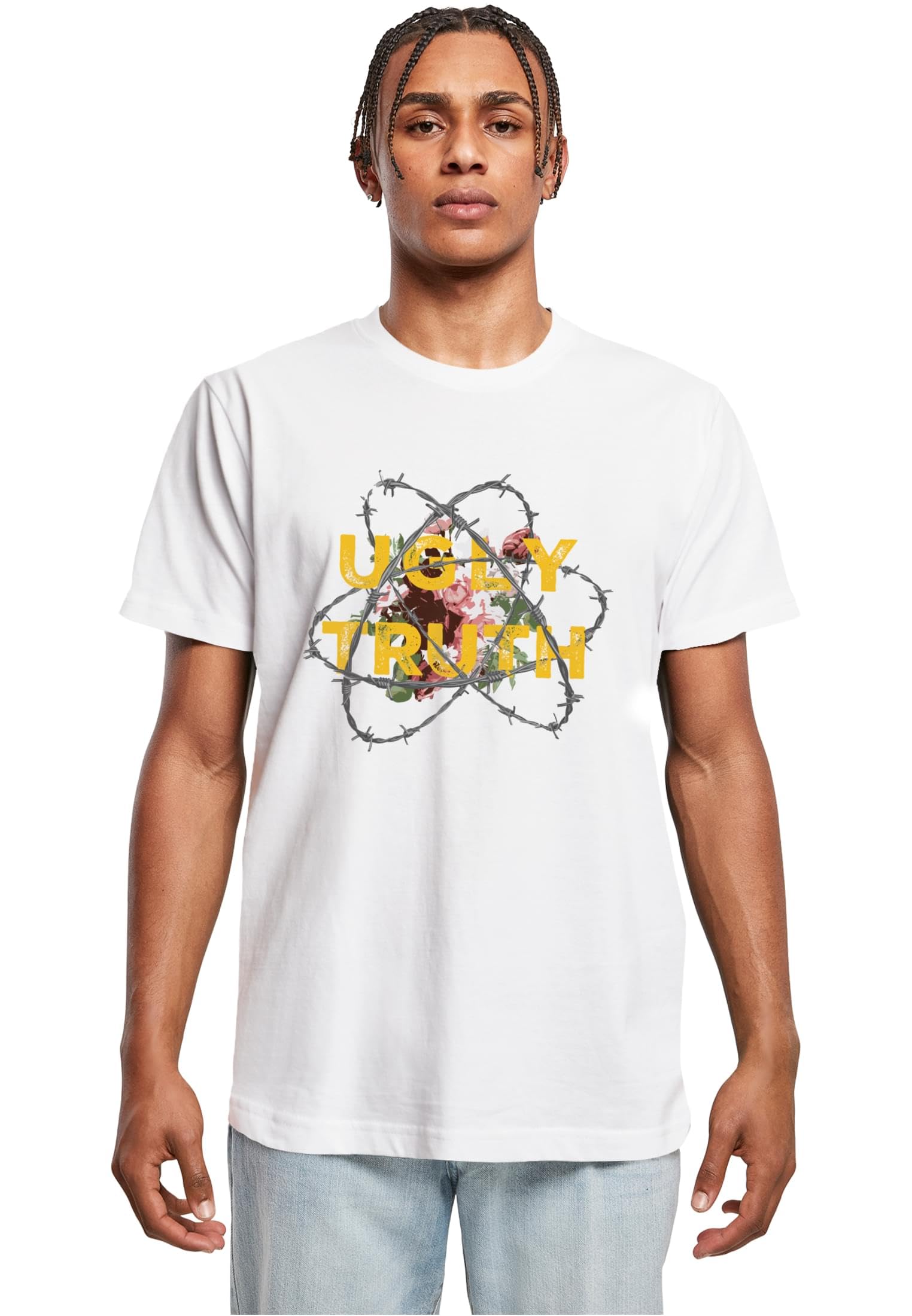 Mister Tee Men's T-Shirt, White, S