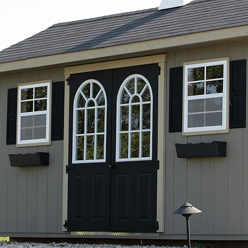 Miniatura 61 de Tandefio Paquete de 2 ventanas de cobertizo blanco de 14 x 21 pulgadas para gallinero con vidrio templado y pantalla para el hogar con deslizador