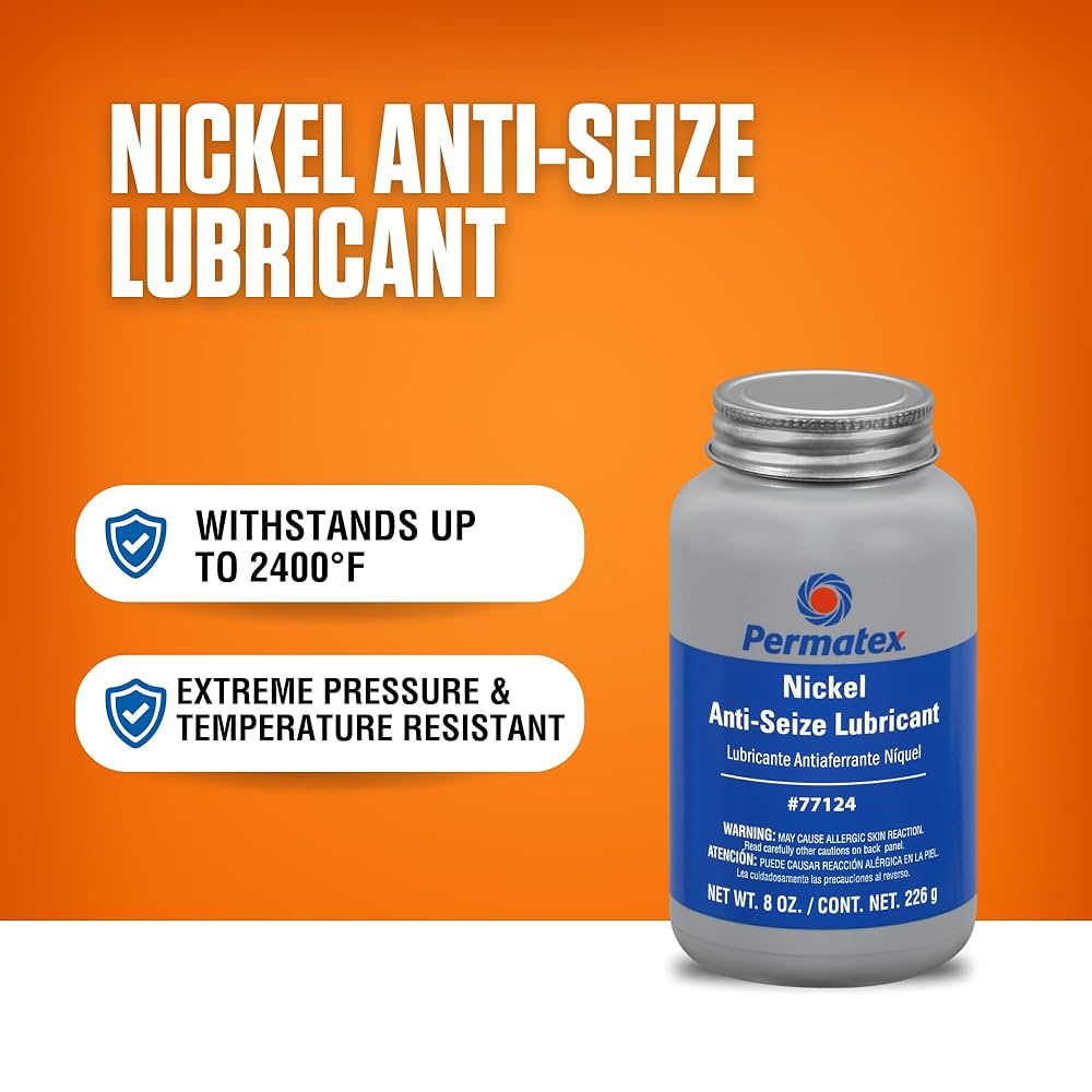 『HAMI VEN 6108 GOLD×BLACK』 Amazon.com: Permatex 77124 Nickel Anti-Seize Lubricant, 8 oz