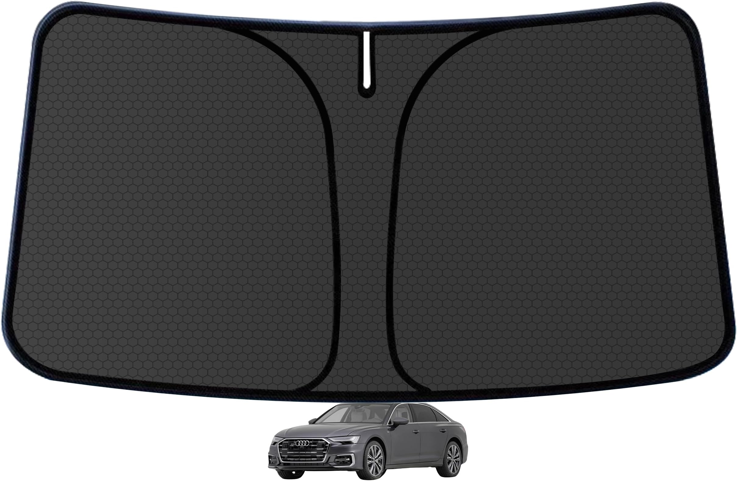 A6 Customized Windshield Sun Shade for 2019-2025 2026 A6 Front Window Sunshade Visor Protector Foldable Blocks UV Rays Keep Car Cooler Accessories
