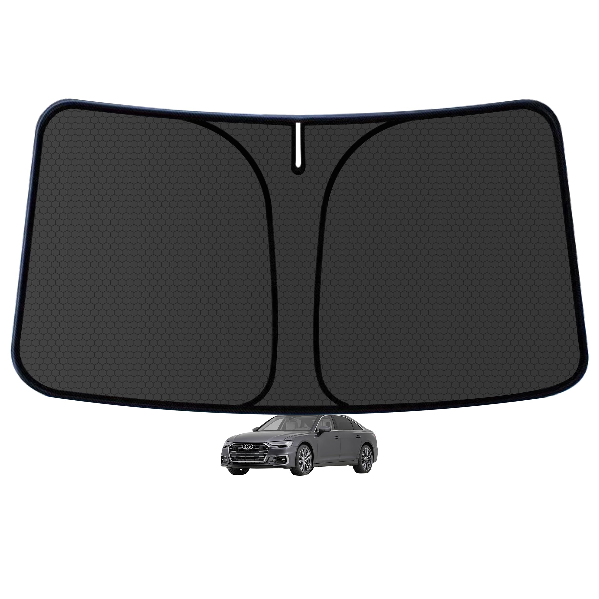 A6 Customized Windshield Sun Shade for 2019-2025 2026 A6 Front Window Sunshade Visor Protector Foldable Blocks UV Rays Keep Car Cooler Accessories