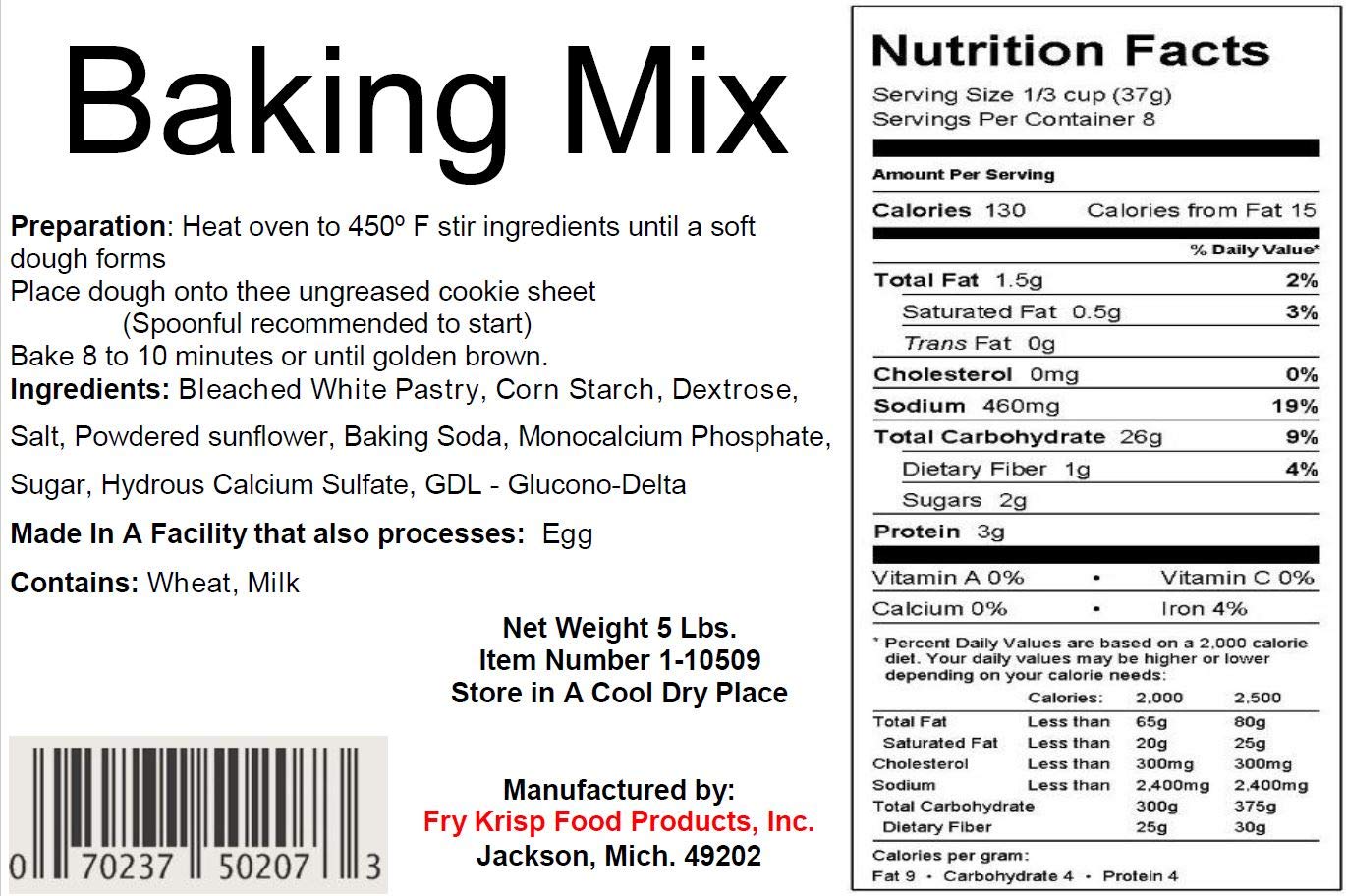 5 Baking Mix (5lbs bag) Grocery & Gourmet Food
