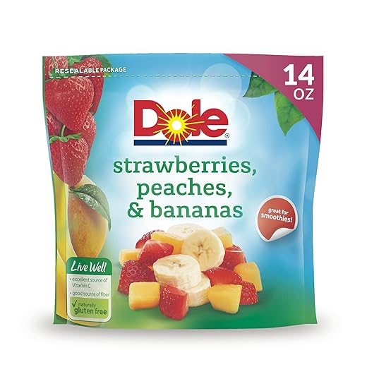 Dole Mixed Strawberries Peaches Bananas Frozen Fruit