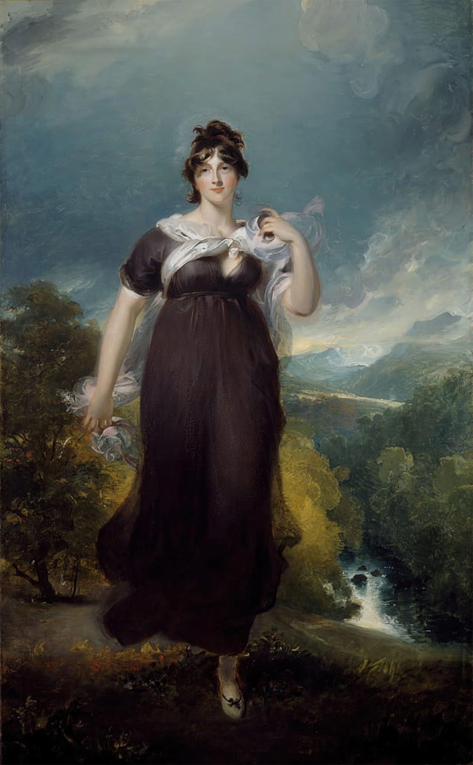 ARTXLXXBN Famous Art Print Poster Vintage Wall Art Portrait of Elizabeth Marchioness Conyngham by Lawrence Canvas Art Poster for Home Decor 60x90cm