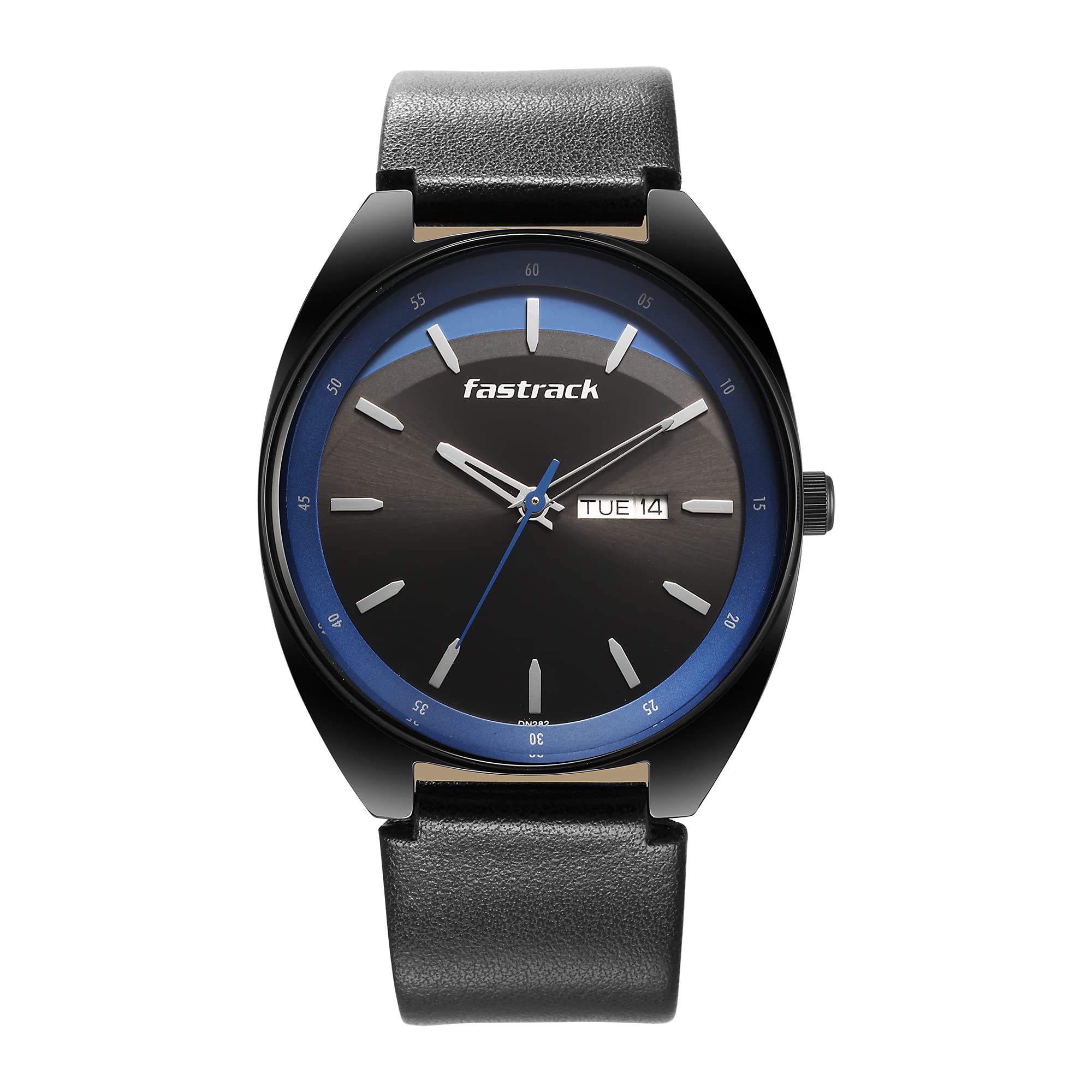 Fastrack Snob X Black Dial & Band Leather Strap Analog Watch for Men-NS3292NL01 (B0BZS881V4) Amazon Price History, Amazon Price Tracker