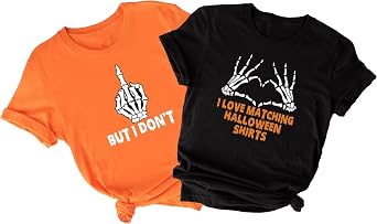 Funny Matching Halloween Couple Shirts, Matching Halloween Shirts, Cute & Inappropriate Couple Halloween Tee, 20 Color, Toddler, Youth, Aduld, Plus Size Multi