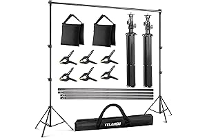 YELANGU 10x7Ft Photo Backdrop Stand: Your Perfect Canvas for Memorable Occasions