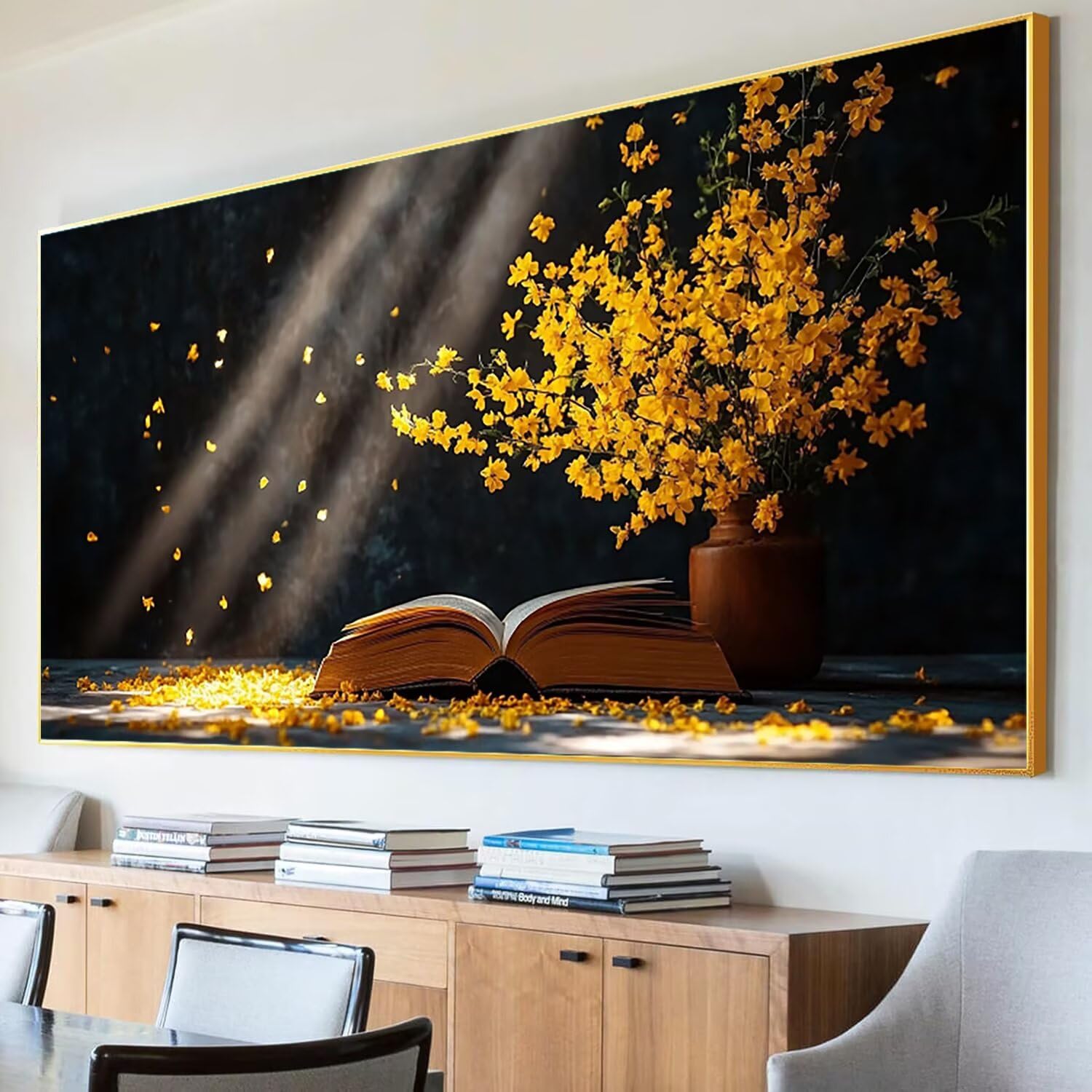 Jqynn Diamond Painting Erwachsene und Kinder, Diamant Painting Bilder Bäume Buch 5D Kreativ Set für Erwachsene DIY Crystal Art Neuheiten Diamond Painting Set Deko Wohnzimmer, Geschenke 70 x 140 Z-940