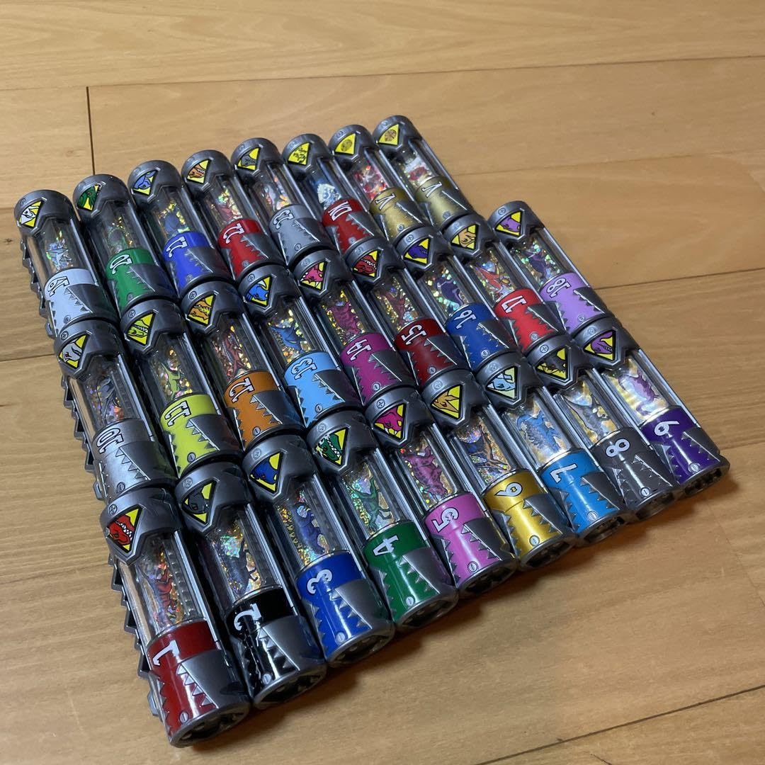 BANDAI - きわ出品 獣電池1ー23  3セット 獣電戦隊キョウリュウジャー 獣電池No 01ー23コンプリート