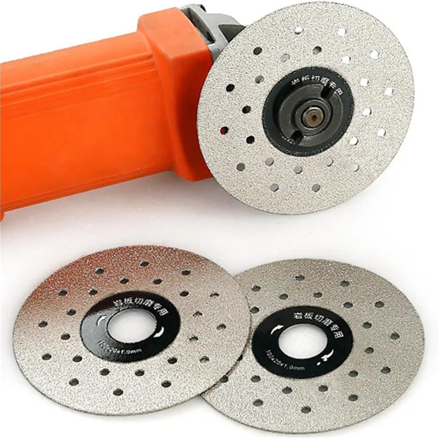 Tile Cutting Disc 8/20pcs 4" Diamond Dry Cutting Disc Slabs Porcelain Ceramic Tile Marble Thin Cutting Blade Discs Marble Machine Angle Grinder(8pcs)