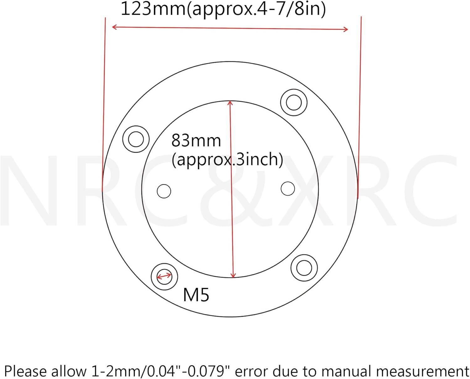 NRC&XRC Stainless Steel 316 Marine Boat Inspection Hatch Deck Plate Size 3in or 4in W/Screws